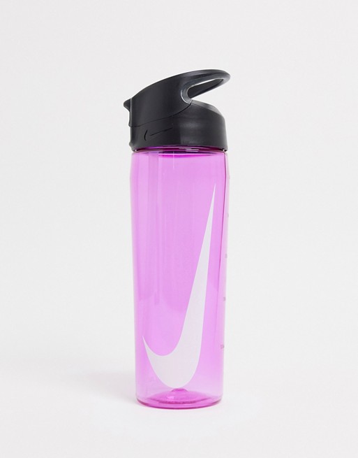 Nike Hypercharge 24oz straw purple water bottle