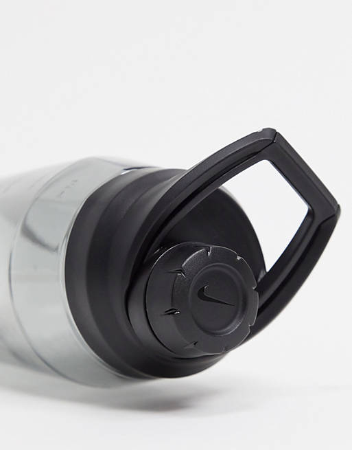 Gifts Nike Hypercharge Swoosh water bottle in black 700ml 
