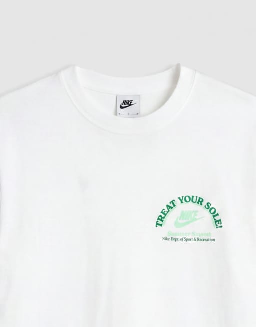 Nike ice cream van graphic back print t-shirt in white, 9 of 9