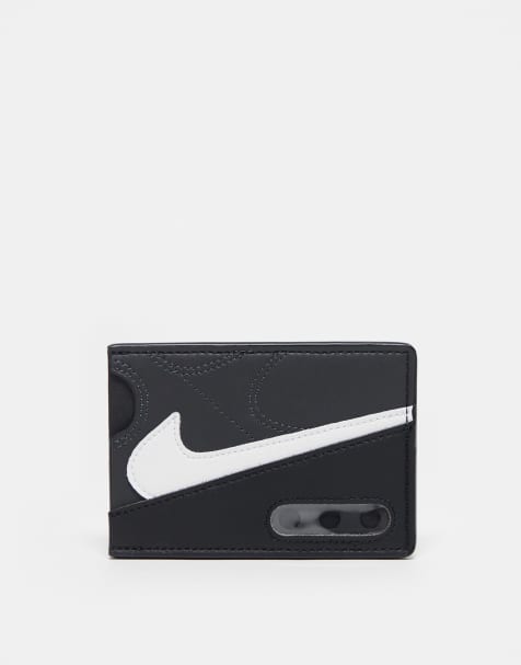 Nike icon air max 90 card wallet in dk smoke grey and black and white - view 1