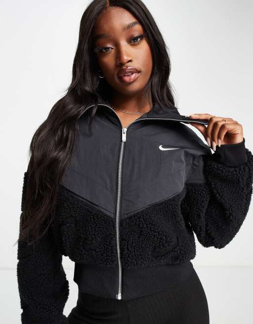 Women's nike shop sherpa jacket