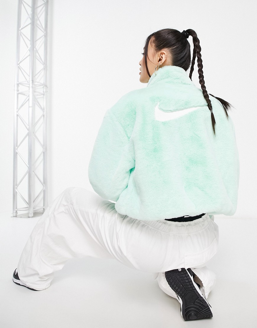 Nike Icon Clash full zip jacket in mint-Green