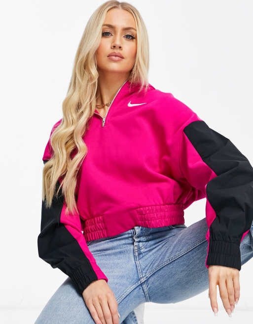 Nike icon clash online hoodie pink