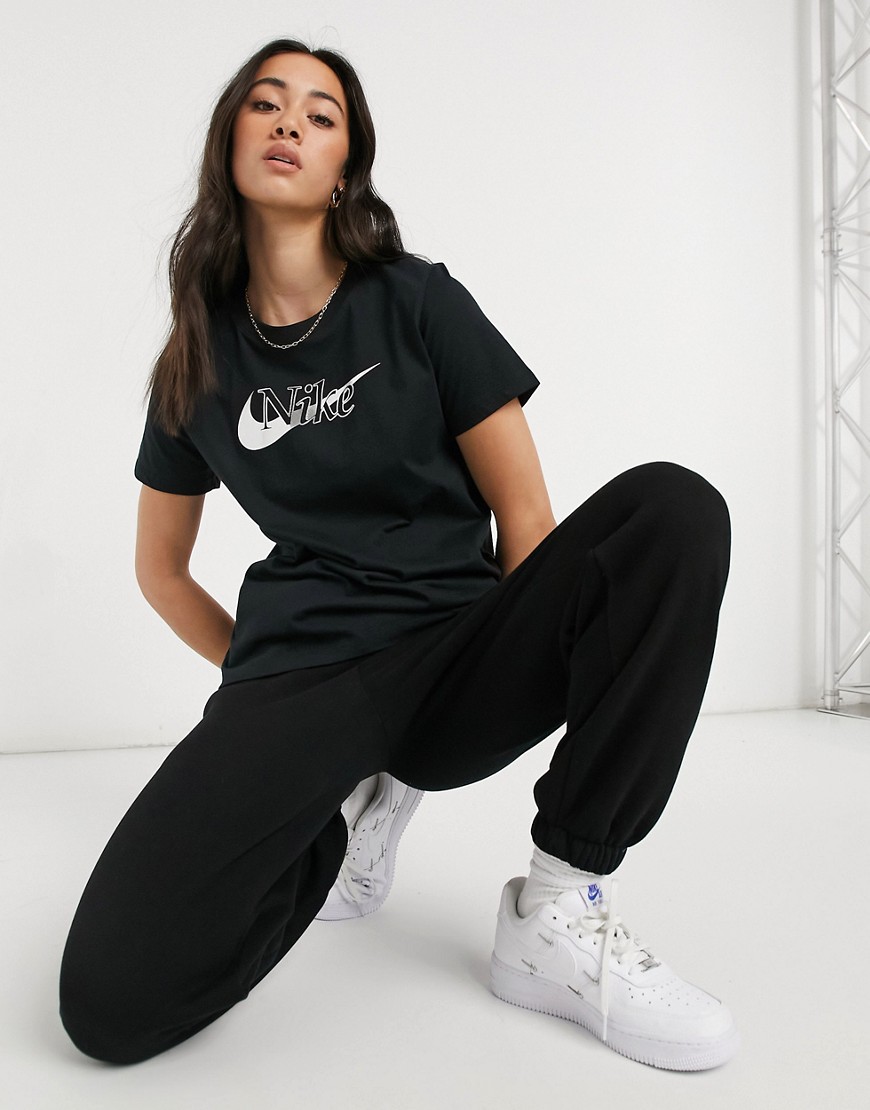 Nike Icon Clash logo t-shirt in black