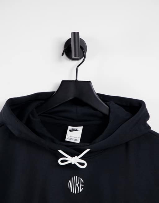 Nike Icon Clash oversized hoodie in black