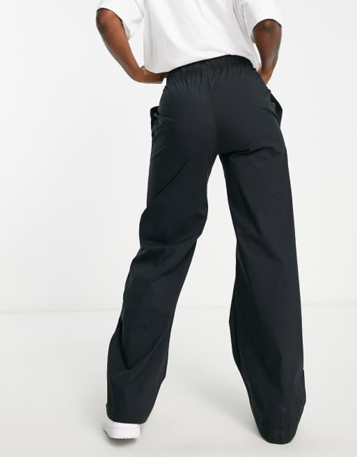 Nike Icon Clash ruched woven trousers in black