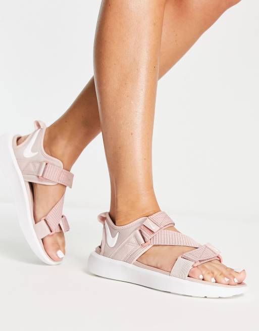 Pink on sale nike sandals