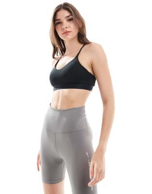 Nike Indy Training Dri-FIT light support bra in black