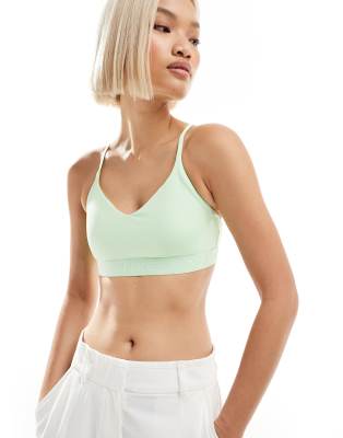 Nike Indy Training Dri-FIT light support bra in green