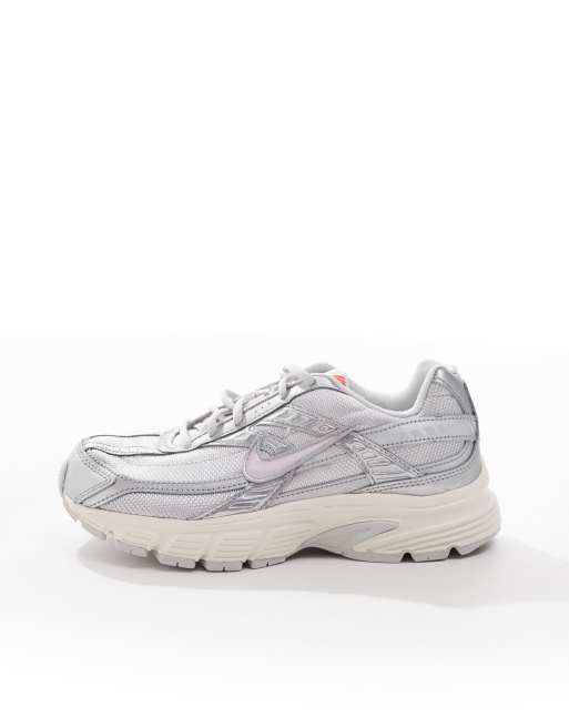 Nike Initiator sneakers in gray and pink