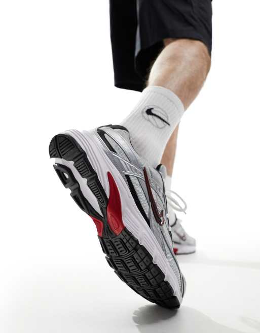 Nike Initiator sneakers in silver and black