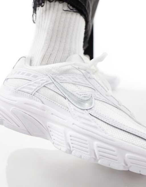 Nike Initiator sneakers in triple white | ASOS