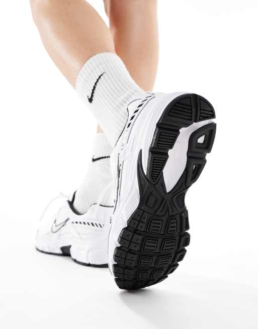 Nike Initiator sneakers in white and silver | ASOS