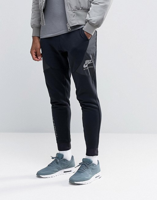 Nike International Skinny Sweatpants In Black 802375-010 | ASOS