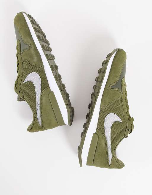 Nike Internationalist Baskets Olive kaki