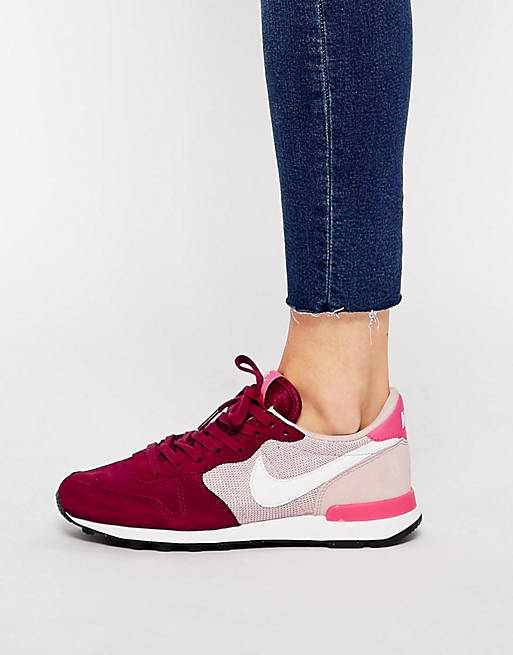 Nike - Internationalist - Scarpe da ginnastica rosa e bordeaux