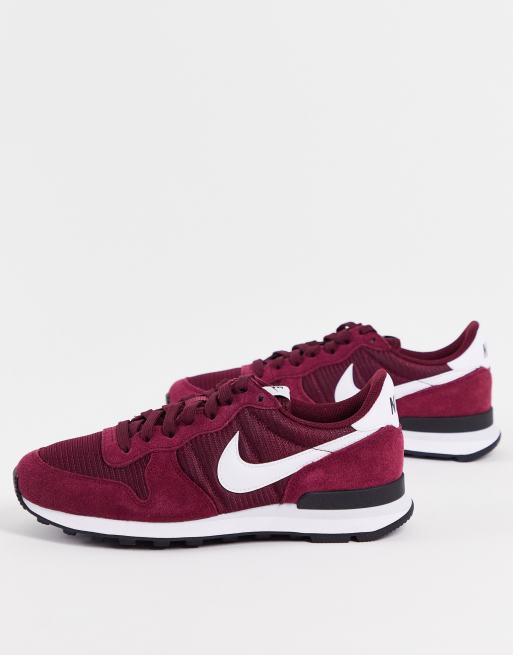 Mens burgundy outlet nike trainers