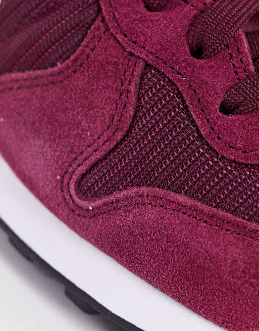 Nike Internationalist trainers in burgundy ASOS