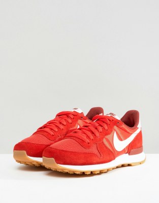 red nike internationalist womens