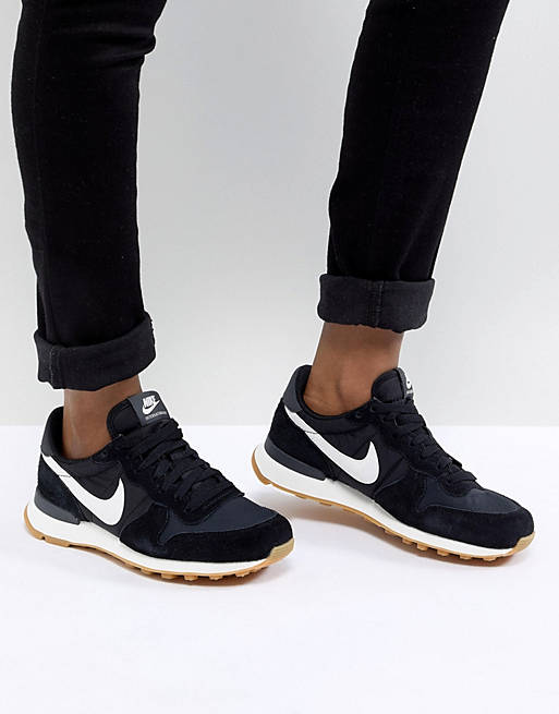 Onmiddellijk tweede drempel Nike - Internationalist - Zwart-witte sneakers | ASOS