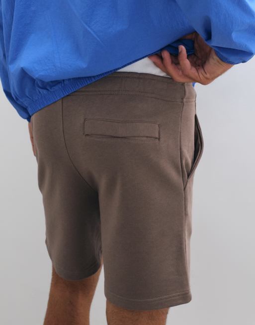 Nike jersey shorts co-ord in brown, 3 of 5