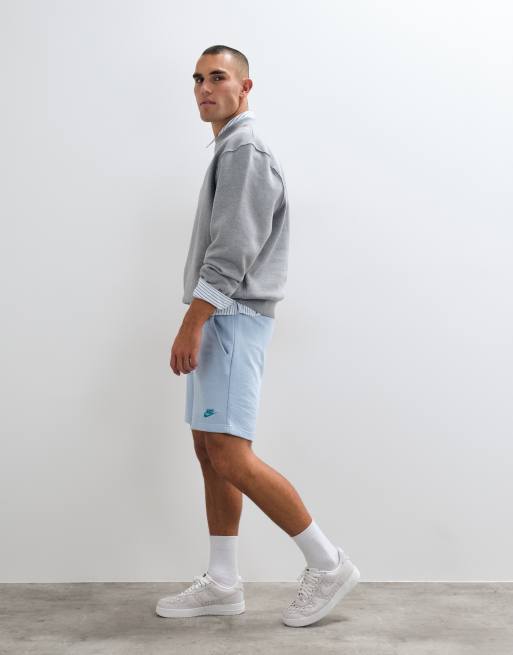Nike jersey shorts in light blue, 5 of 5
