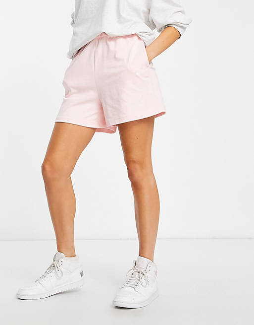 Nike jersey shorts in pink | ASOS