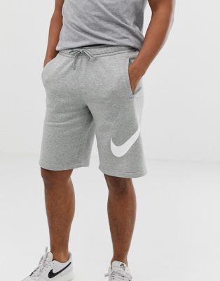 Nike jersey shorts with large logo in grey 843520-063 | ASOS