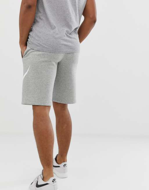 Nike grey hot sale jersey shorts