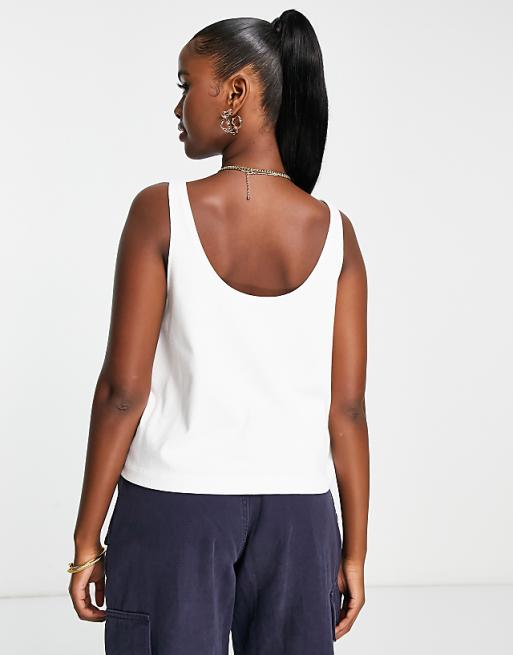 Nike jersey tank top in white | ASOS Nike jersey tank top in white | ASOS