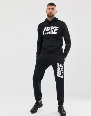 Nike Jersey Tracksuit Set In Black 
