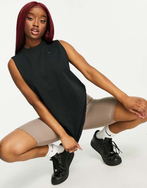 Nike - Jersey tuniektop in zwart