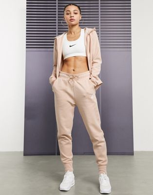 Loungewear Nike - Jogger en molleton technique - Beige
