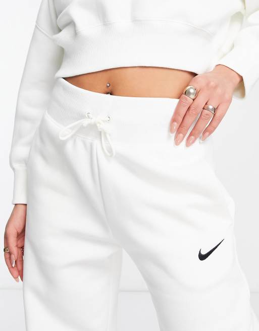 Nike - Jogger large à taille haute et petit logo virgule - Gris, ASOS