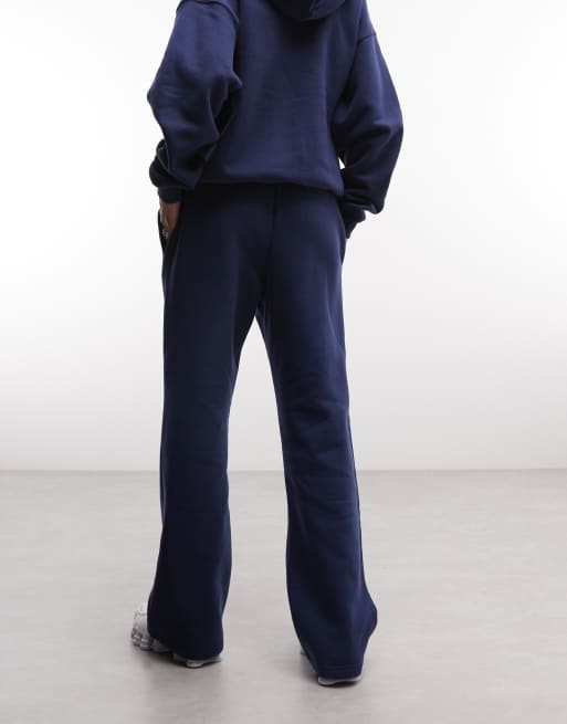 Nike - jogger oversize de tejido polar de grosor medio en azul marino, 5 de 5