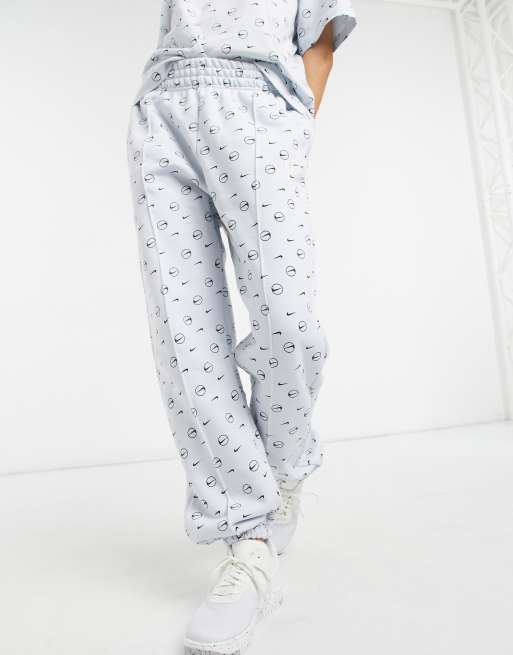 Nike joggers in grey all over logo print ASOS