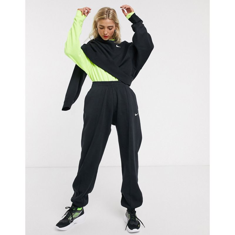 Joggers lZvgp Nike - Tuta oversize nera con piccolo logo