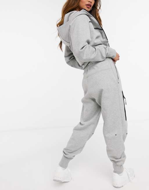 Nike - Joggers tecnici in pile grigio, 2 di 4