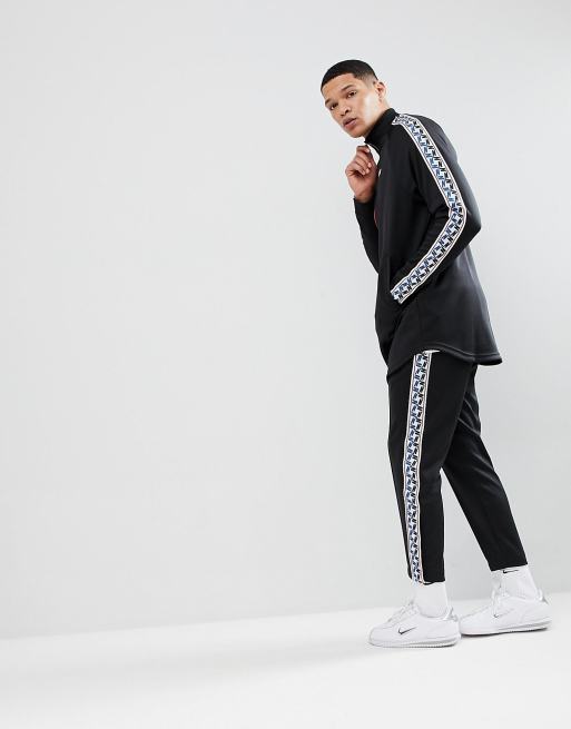 Nike side stripe track hot sale pants