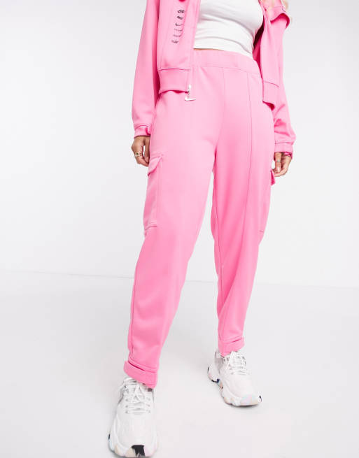 Nike - Joggingbukser i pink med cargolommer og Swoosh-logo, 4 af 4