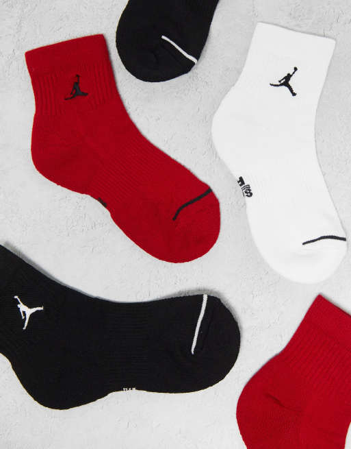 Red cheap jordan socks