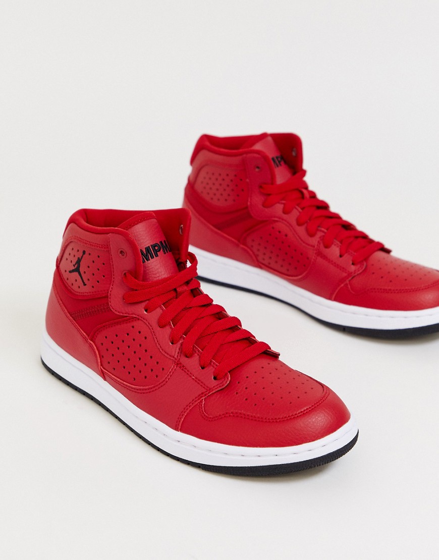 Nike – Jordan Access – Röda sneakers