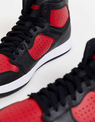 air jordan jumpman red and black