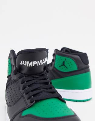 Nike Jordan Access trainers in green 