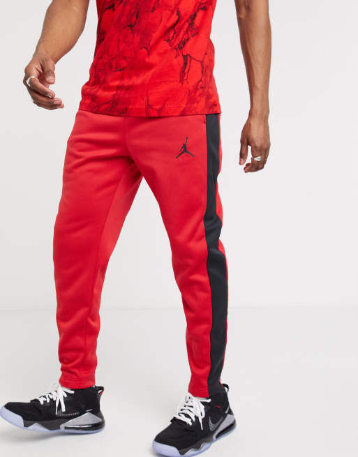 Jordan store red joggers