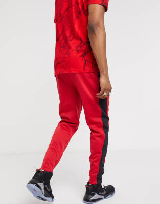 jordan joggers red