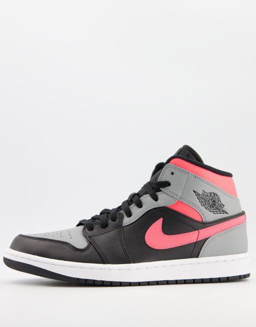 Nike Jordan - Air Jordan 1 - Baskets mi-hautes - Noir et ...