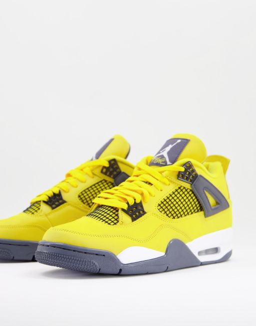 Nike Jordan – Air Jordan 4 Retro – Żółte buty sportowe