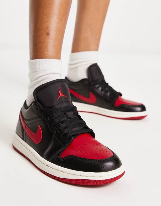 Jordan basse 2025 noir et rouge