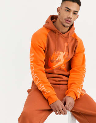 orange jordan tracksuit